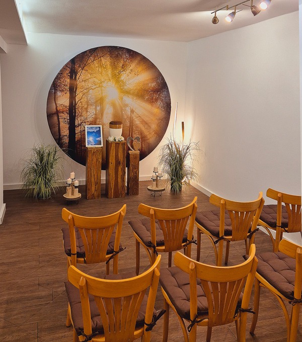 Abschiedsraum und Trauercafe des Bestattungsinstituts Schombach in Rostock